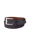 Jack Of Spades Italian Sueded Calfskin Dress Casual Belt