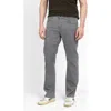 Jack Of Spades Jack Fit Five Pocket Jeans In Grey Denim