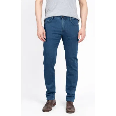 Jack Of Spades Jack Fit Five Pocket Jeans In Medium Blue