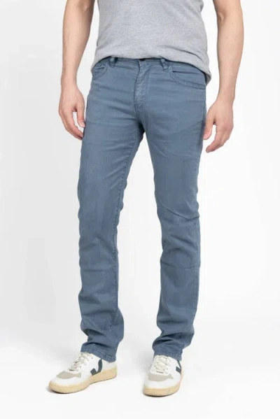 Jack Of Spades Jack Fit Five Pocket Pants In Blue Grey