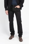 Jack Of Spades Jack Fit Five Pocket Pants In Brushed Black Sateen