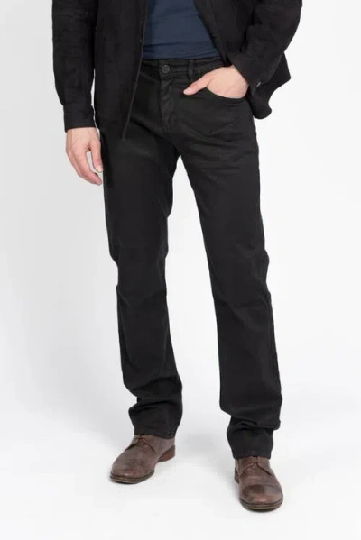 Jack Of Spades Jack Fit Five Pocket Pants In Brushed Black Sateen