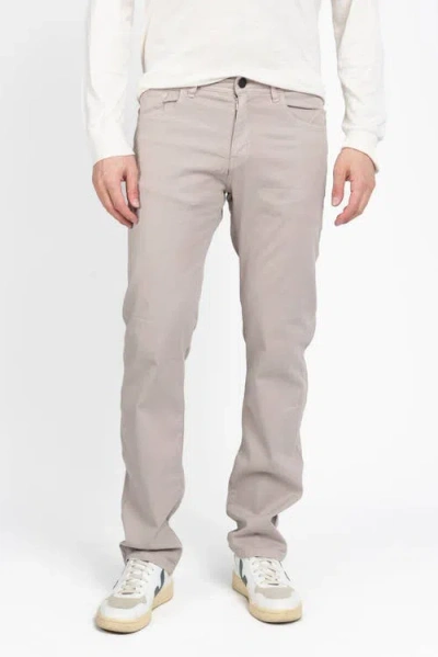 Jack Of Spades Jack Fit Five Pocket Pants In Brushed Silver