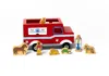 Jack Rabbit Creations Kid's Pet Vet Magnetic Truck In Red