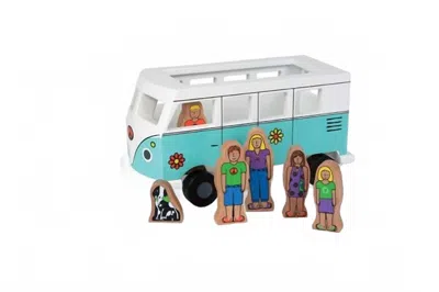 Jack Rabbit Creations Love Bus Magnetic Van In Blue