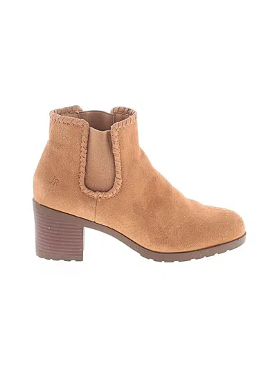 Pre-owned Jack Rogers Ankle Boots In Tan