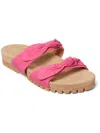 JACK ROGERS ANNIE DOUBLE KNOT COMFORT SANDAL WOMENS LEATHER FOOTBED SLIDE SANDALS
