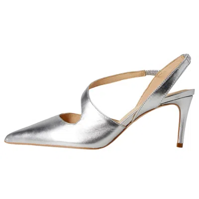 Jack Rogers Ansley Pump Silver 111251hl01 Women's