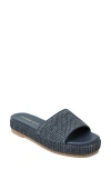 Jack Rogers Bay Flatform Sandal In Midnight