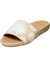JACK ROGERS BETTINA WOMENS WOVEN GRAPHIC SLIDE SANDALS
