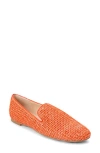 Jack Rogers Bradley Raffia Loafer In Flame