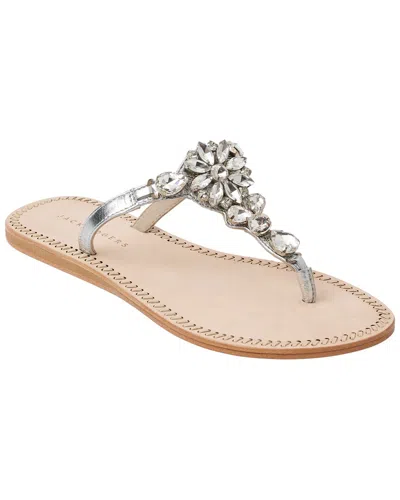 Jack Rogers Burgess Leather Sandal In Multi