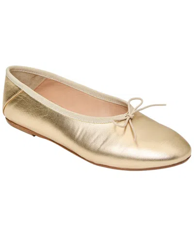 Jack Rogers Carlotta Leather Ballet Flat In Orange