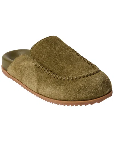 Jack Rogers Chesapeake Suede Clog In Green