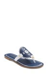 Jack Rogers Collins Sandal In Midnight/white