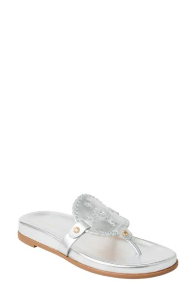 Jack Rogers Collins Sandal In Silver