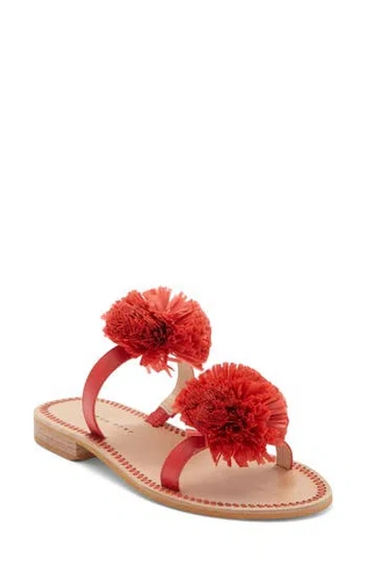 Jack Rogers Daffodil Sandal In Red