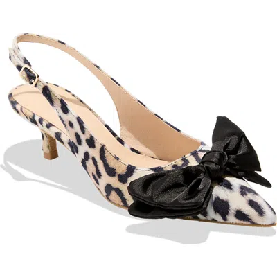 Jack Rogers Debra Slingback Pointed Toe Pump In Multi