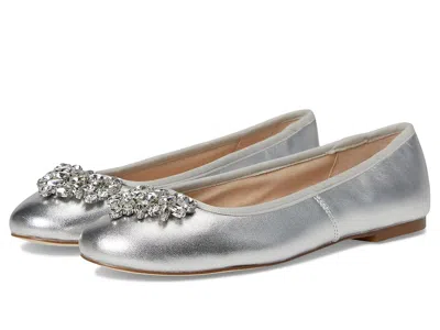 Jack Rogers Ellina Jeweled Ballet In Silver