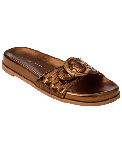 Jack Rogers Essex Leather Sandal In Purple
