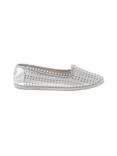 Pre-owned Jack Rogers Flats In Silver