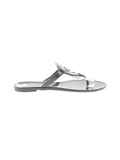 Pre-owned Jack Rogers Flip Flops In Silver