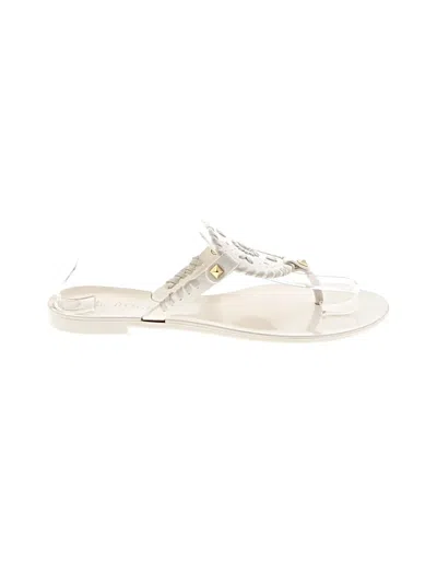 Pre-owned Jack Rogers Flip Flops In White