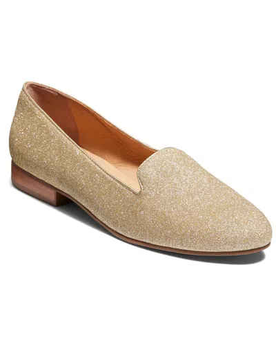 Jack Rogers Ginny Glitter Loafer In Gold