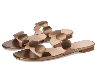 Jack Rogers Greglen Slide - Metallic Nappa In Brown