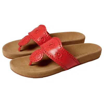 Jack Rogers Jacks Comfort Sandal Cayenne / Cayenne 113201sa06-616 Women's In Pink