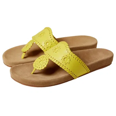 Jack Rogers Jacks Comfort Sandal Lemon / Lemon 113201sa06-727 Women's In Yellow