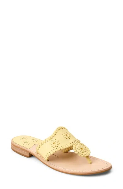 Jack Rogers Jacks Flat Sandal In Yellow