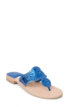 Jack Rogers Jacks Flip Flop In Deep Sapphire