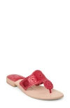 Jack Rogers Jacks Flip Flop In Ruby Red