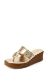 Jack Rogers Jacks High Wedge Sandal In Multi