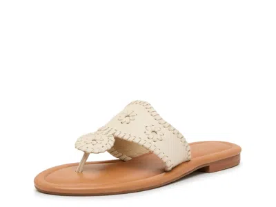 Jack Rogers Jacks Iii Water Resistant Flip Flop In White