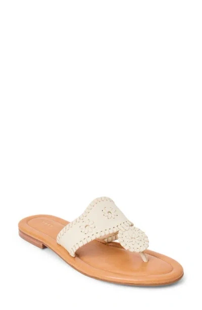 Jack Rogers Jacks Iii Water Resistant Flip Flop In White