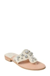 Jack Rogers Jacks Jewel Flip Flop In White