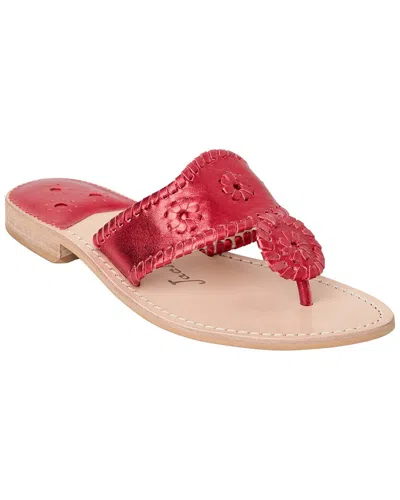JACK ROGERS JACK ROGERS JACKS LEATHER SANDAL