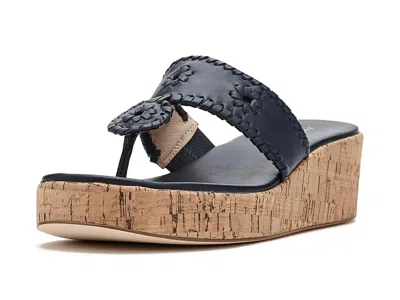 Jack Rogers Jacks Mid-wedge In Blue