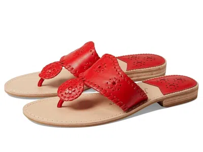 Jack Rogers Jacks Slide 111231jk01 Flip Flop Fire Red Sandals Zap823