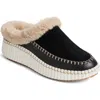 Jack Rogers Josie Faux Fur Sneaker In Black