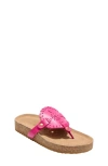 JACK ROGERS KIDS' COLLINS PLATFORM FLIP FLOP