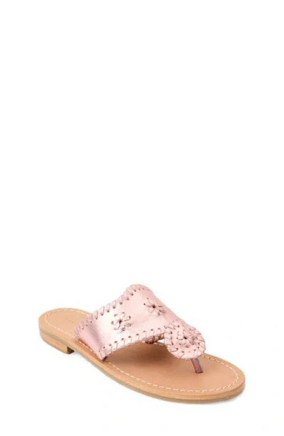 Jack Rogers Kids' Jacks Flip Flop In Pink