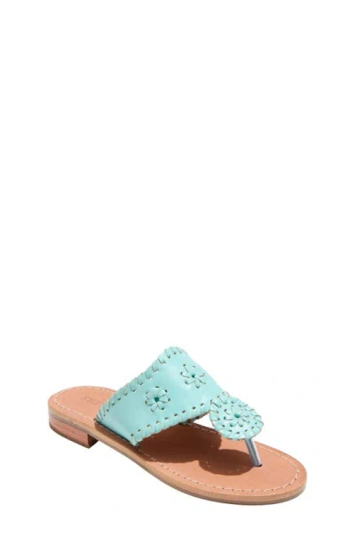 Jack Rogers Girls' Jacks Flat Sandals - Toddler, Little Kid, Big Kid In Turquoise