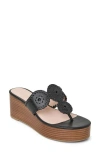 Jack Rogers Kimberly Platform Wedge Sandal In Black