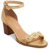 Jack Rogers Lauren Womens Leather Ankle Strap Heels In Multi