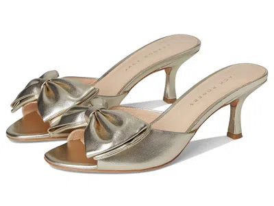 Jack Rogers Lola Bow Sandal In Silver