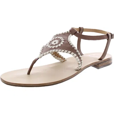 Jack Rogers Maci Womens Thong Flats Dress Sandals In Multi