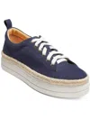 JACK ROGERS MIA WOMENS CANVAS LACE-UP CASUAL AND FASHION SNEAKERS